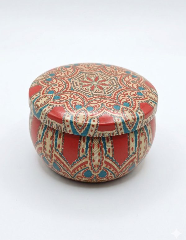 Świeca Sojowa w Puszce – Etno Mandala